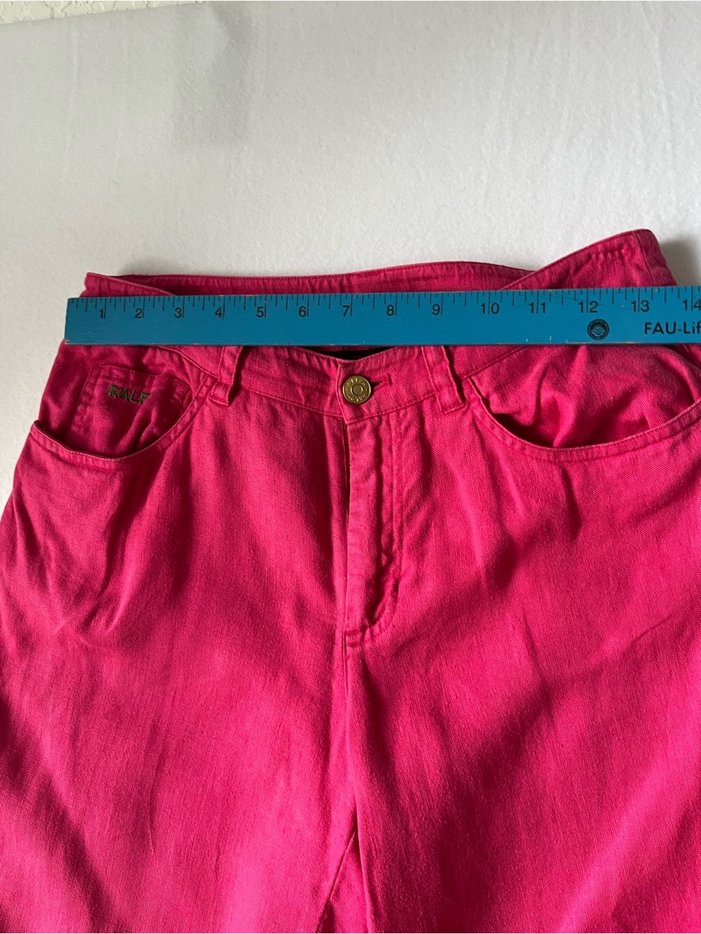 Ralph Lauren Pink and Green Linen Blend Jeans Bundle - Picture 9 of 15